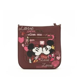 WondaPop Minnie and Mickey Flat Crossbody - Brand New